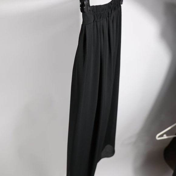 Flowy crop pants black - Picture 3 of 5